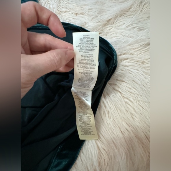 Adrianna Papell Women's Beaded Velvet Mermaid Gown hunter green size 14 NWT - Picture 8 of 16